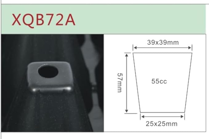Deep 72 Cell Seedling Trays, Thick Durable 72 Cell Plug Tray Big Cell Seed Trays for 1020 Flat Trays Germination (10-Pack, 21.25"×11", 2.36" Height, High)