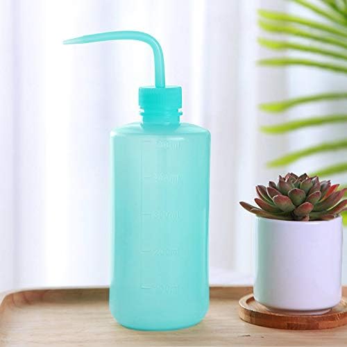 Squeeze Bottles Succulent Watering Bottle 500ml Blue Water Squirt Irrigation Bottle Squeeze Sprinkling Can Plastic Wash Plant Bottle 2pc