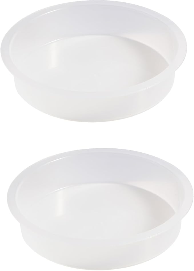 2pcs Plastic Round Bird Feeders Bowls, Wild Birds Seed Feeder Tray Bird Bath Water Bowls Accessories for Feeding Station Tray Perfect for attracting Birds