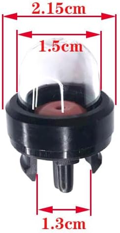 (2 feet long) Fuel Pipeline Fuel Filter Primer Bulb Carburetor Chainsaw Trimmer Fan Lawn Mower Suitable for 2-cycle Small Engines