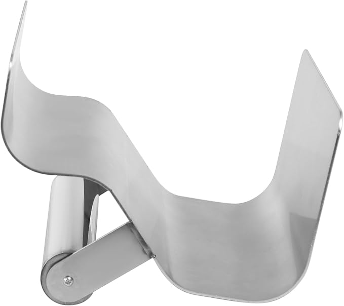 Concrete Curb Trowel with Handle & Putty Knife, 7.28 * 5.9 * 3.74In Stainless Steel Landscaping Curbing Trowel, Concrete Edging Molds Tools for Making Concrete Patios