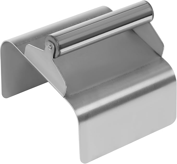 Landscape Curb Trowel Concrete Curb Tools, 7.24x5.9x4In Stainless Steel Slope Slant Trowel, Concrete Curb Tool with Handle and Putty Knife for Garden Pavement Patio