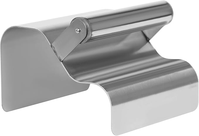 Concrete Curb Trowel with Handle & Putty Knife, 7.28 * 5.9 * 3.74In Stainless Steel Landscaping Curbing Trowel, Concrete Edging Molds Tools for Making Concrete Patios