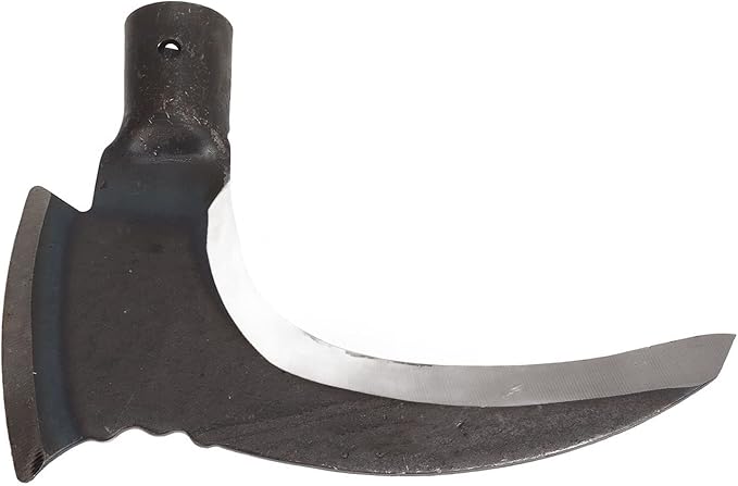 High Manganese Steel Scythe Multifunctional Mowing Cutting Trees Sickle for Gardening Tools - Double Sickle (Single Cutter Head)