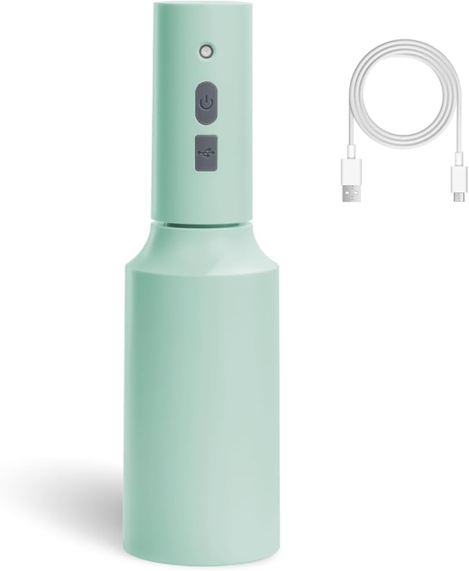 Bamworld Rechargeable Battery Powered Sprayer Electric Spray Bottle 750ml Continuous Mist Sprayer for Plants Cleaning Hairstyling Gardening USB Fast Charging Indoor Outdoor Use Hands-Free Green