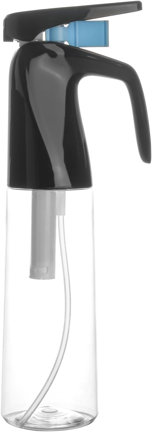 Refillable Fine Mist Spray Bottle for Plants – 300ml (10oz) Water Mister for Gardening, Cleaning & More (black)