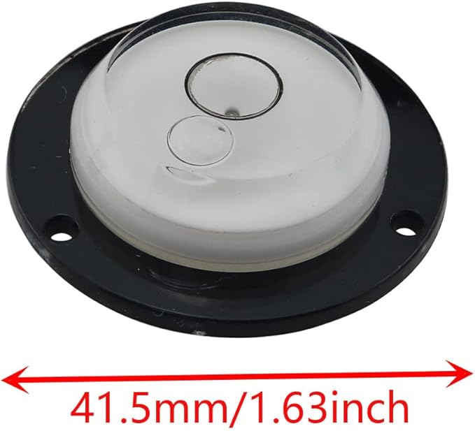 ZCZQC 4pcs Circular Bullseye Bubble Level with Screws Diameter Disc Bubble Spirit Level