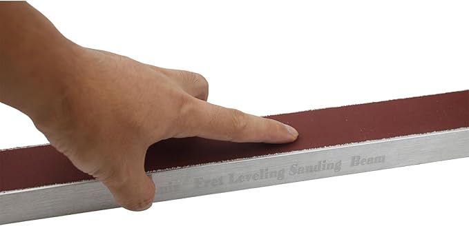 Guitar Fret Leveling Sanding Beam Bass Guitar Leveler Leveling File Tool Luthier Tool With 220 320 500 Grit And 400 MM