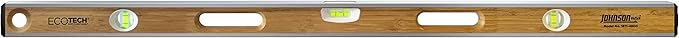 Johnson Level & Tool 48-in Bamboo Level,1611-4800, Black