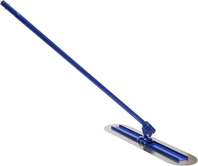 Heavy-Duty Magnesium Alloy Concrete Finishing Kit: Trowel, Bull Float & 1.8M Handle for Cement/Crete Surface Smoothing, Leveling, and Polishing Tools