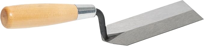 MARSHALLTOWN Margin Trowel, 5 x 2 Inch Blade, Spread Mortar and Tile Adhesive, Durable High Carbon Steel, Wood Handle, Tile Trowel, Made in the USA, 52