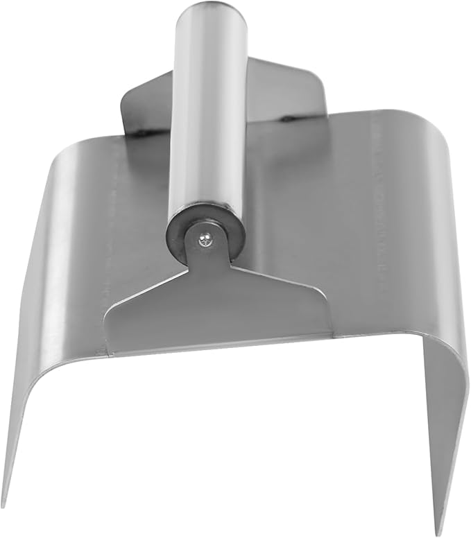 Landscape Curb Trowel Concrete Curb Tools, 7.24x5.9x4In Stainless Steel Slope Slant Trowel, Concrete Curb Tool with Handle and Putty Knife for Garden Pavement Patio