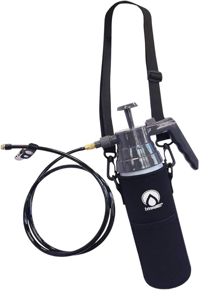 ExtremeMIST BeCOOL Personal Mister - High Performance Water Mister Spray Bottle Portable Water Misters for Cooling Outdoor with Neoprene Case/Strap