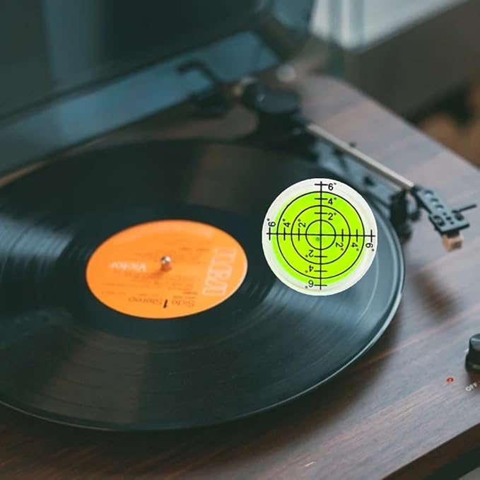 6Pcs Circular Bubble Spirit Levels RV Levelers 32mm RV Standard Levels Leveling Tools for Travel Trailer, Turntable, Phonograph, Camera, Tripod (32x7mm)