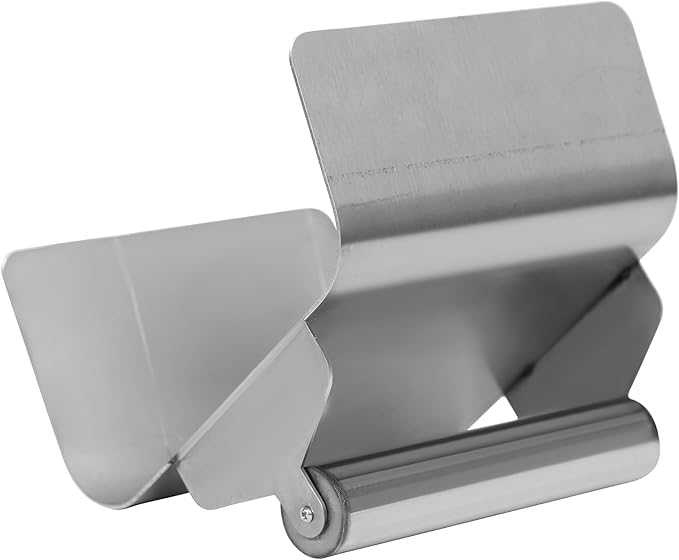 Landscape Curb Trowel Concrete Curb Tools, 7.24x5.9x4In Stainless Steel Slope Slant Trowel, Concrete Curb Tool with Handle and Putty Knife for Garden Pavement Patio