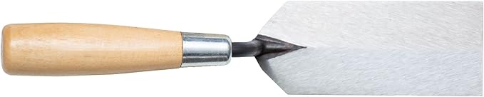 MARSHALLTOWN Margin Trowel, 5 x 2 Inch Blade, Spread Mortar and Tile Adhesive, Durable High Carbon Steel, Wood Handle, Tile Trowel, Made in the USA, 52
