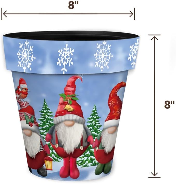 Briarwood Lane Winter Gnomes Small Planter