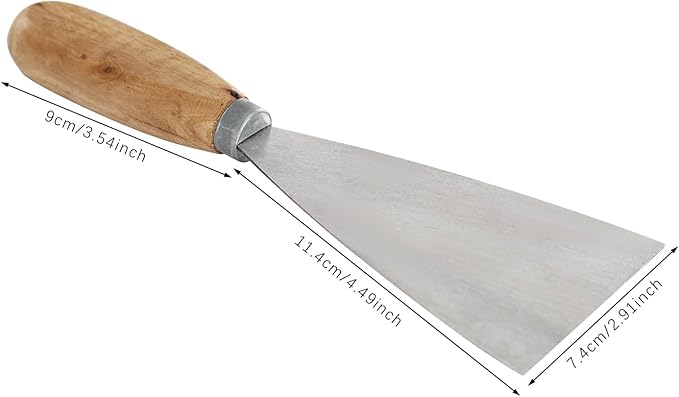 Landscape Curb Trowel Concrete Curb Tools, 7.24x5.9x4In Stainless Steel Slope Slant Trowel, Concrete Curb Tool with Handle and Putty Knife for Garden Pavement Patio
