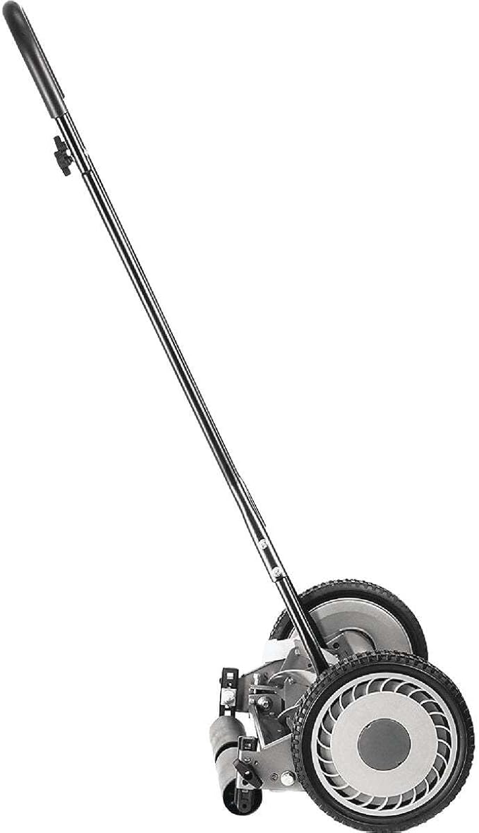 Great States 815-18 18-Inch 5-Blade Push Reel Lawn Mower, 18-Inch, 5-Blade, Grey