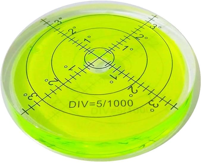Bubble Spirit Level 66MM Degree Marked Surface Circular Level Bubble Measuring Layout Tools