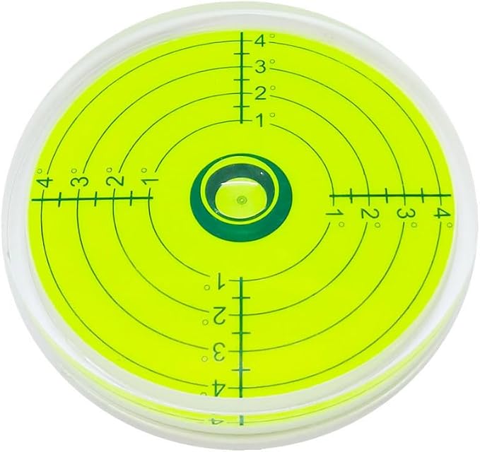 80x12mm Large Bubble Spirit Level Degree Marked Surface Round Levels Circular Level Bubble Measuring Tools