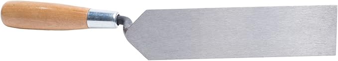 MARSHALLTOWN Margin Trowel, 8 x 2 Inch Blade, Spread Mortar and Tile Adhesive, Durable High Carbon Steel, Wood Handle, Tile Trowel, Made in the USA, 58