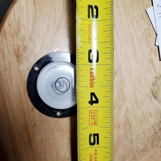 4Pcs Spirit Bubble Levels Little Circular Level Measuring Tools Multi-Directional Leveling for Camera, Refrigerator, Picture Hanging (Style A)