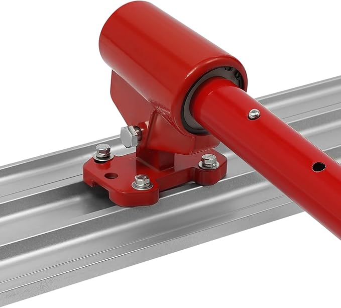 Trowel Concrete Kit，Concrete Finishing Trowel Bull Float Concrete Kits Cement Surface Finish Tool with 4 Handles 48x8'' (Red)