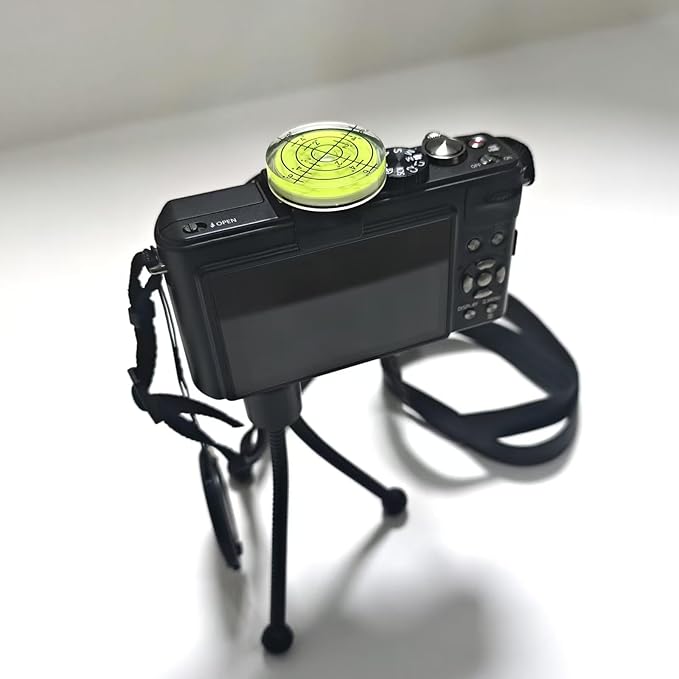 6pcs Mini Bubble Levels Set - 2 Round & 4 Small Spirit Levels (32x7mm & 10x10x29mm) for Camera Tripod, Picture Hanging, DIY Toolkits - Precision Leveling Tools