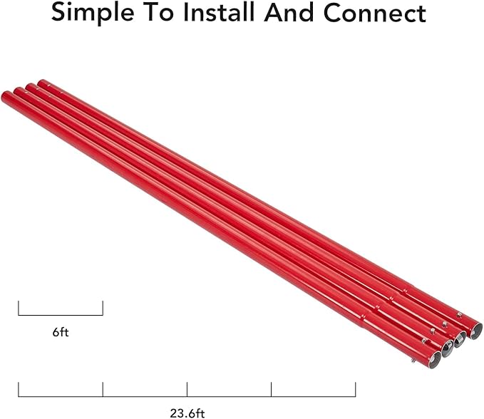 Bull Float Concrete Tool, Concrete Bull Float, 48 in x 8 in Magnesium Aluminum Concrete Float with 4 Combinable Handles, Trowel with Carrying Aid, Concrete Bull Float Kit for Concrete Finishes