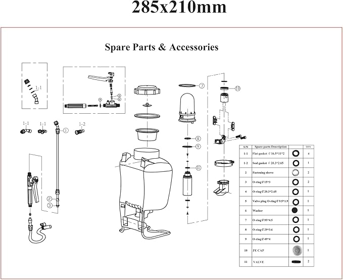 REALWORK 4-Gallon Backpack Sprayer with Padded Shoulder Strap for Pests & Weeds, Watering Garden, and Spraying Plants, in Translucent White