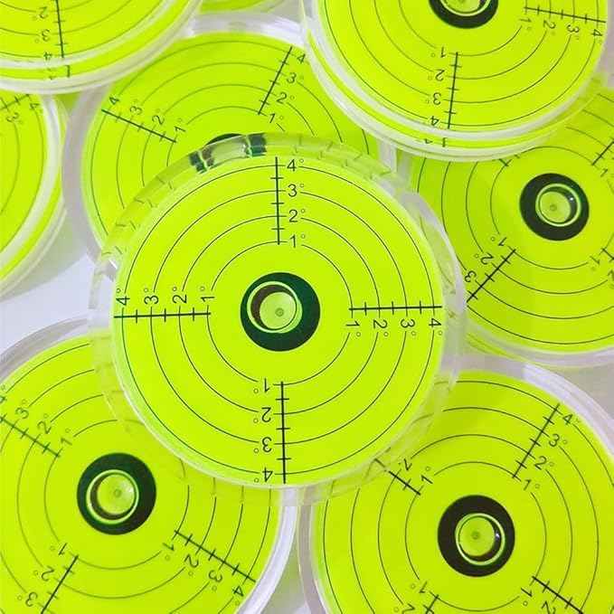 80x12mm Large Bubble Spirit Level Degree Marked Surface Round Levels Circular Level Bubble Measuring Tools
