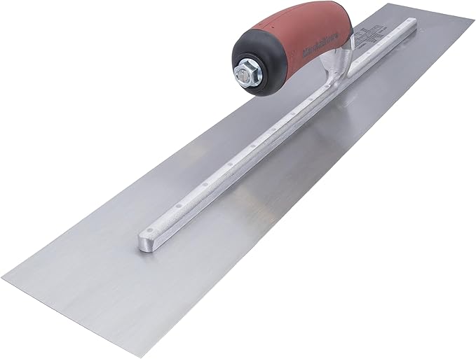 MARSHALLTOWN High Carbon Steel Finishing Trowel, 5 x 18 Inch Concrete, Masonry and Drywall Finishing Tool, Made in the USA, MXS815D
