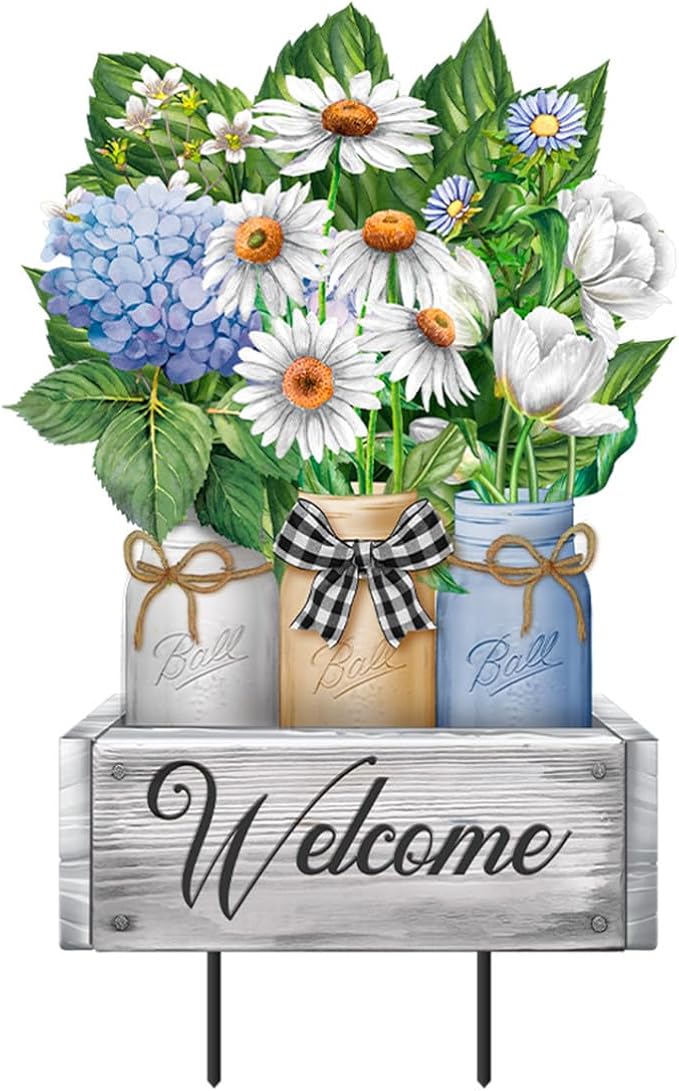 Briarwood Lane Crated Mason Jars Metal Art