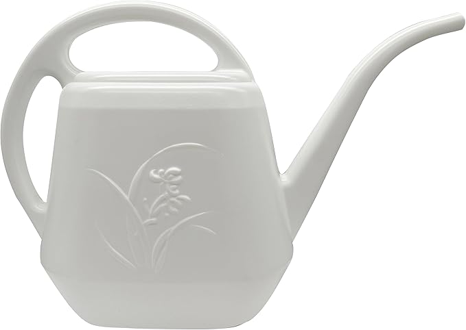 Plant Watering Can - 1/2 Gallon - White Color