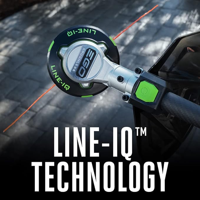 EGO POWER+ String Trimmer, Battery Powered, 16" Trimmer for Weeds and Grass with POWERLOAD, LINE IQ, Telescopic Carbon Fiber Shaft, Battery and Charger Not Included - ST1620T