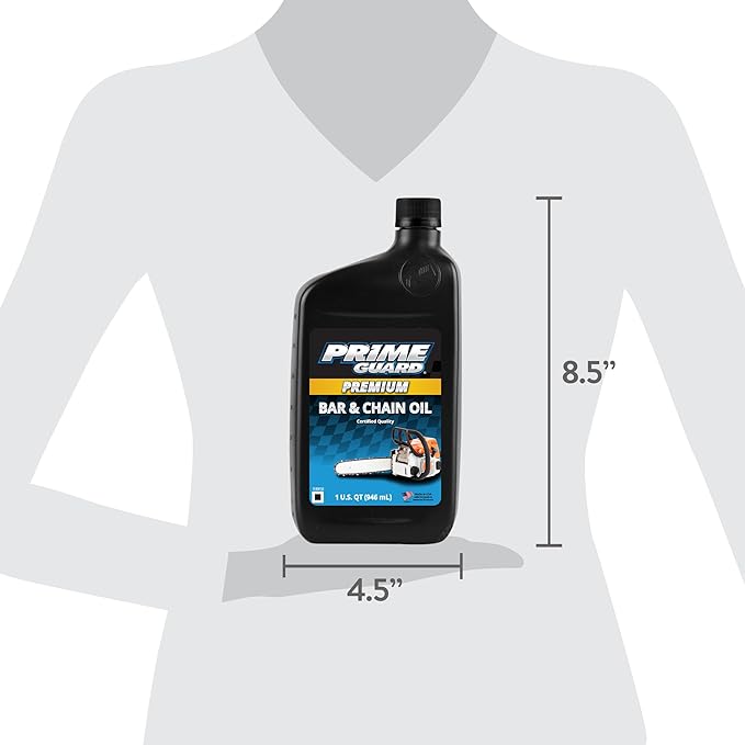 Prime Guard Bar & Chain Oil - 1 Quart (Pack of 12)