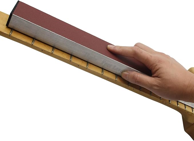 Guitar Fret Leveling Sanding Beam Bass Guitar Leveler Leveling File Tool Luthier Tool With 220 320 500 Grit And 400 MM