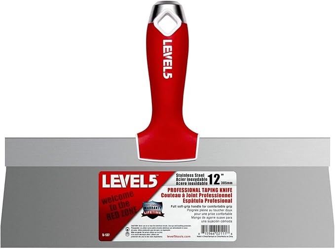 LEVEL5 CONTRACTOR'S Hand Tool Set - Welded Joint, Taping, & Specialty Knives, Mud Pan, Mixer, Jab Saw + Free Bag | 5-683