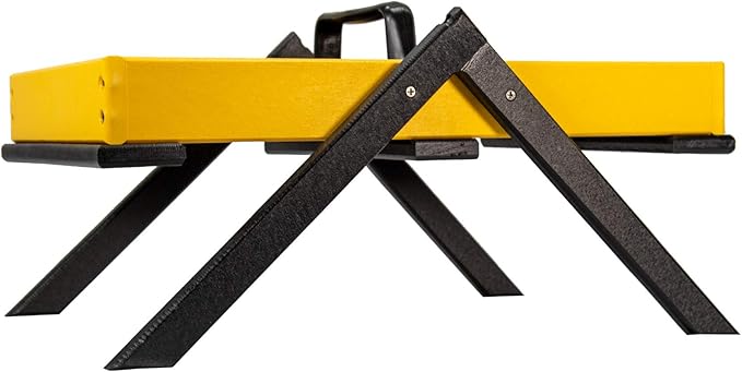 JCs Wildlife Removable Tray Ground Bird Feeder - Platform Bird Feeder - Holds 8 Cups of Seed (Large, Yellow)