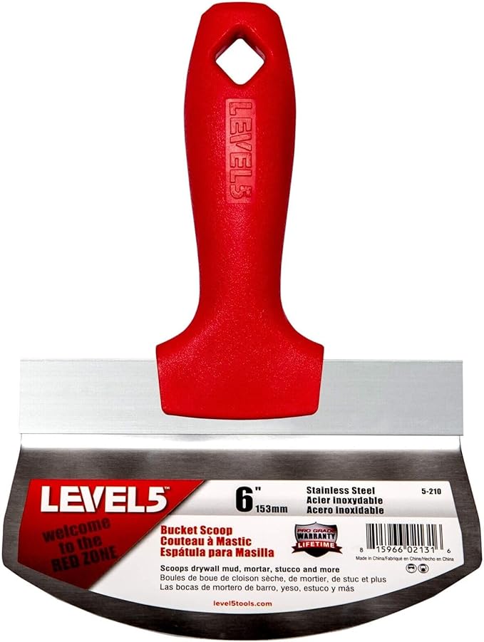 LEVEL5 CONTRACTOR'S Hand Tool Set - Welded Joint, Taping, & Specialty Knives, Mud Pan, Mixer, Jab Saw + Free Bag | 5-683