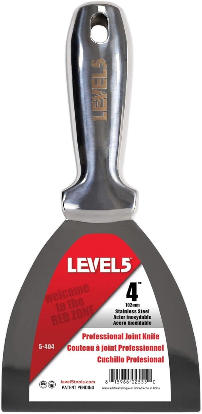 LEVEL5 CONTRACTOR'S Hand Tool Set - Welded Joint, Taping, & Specialty Knives, Mud Pan, Mixer, Jab Saw + Free Bag | 5-683