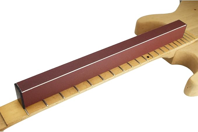 Guitar Fret Leveling Sanding Beam Bass Guitar Leveler Leveling File Tool Luthier Tool With 220 320 500 Grit And 400 MM