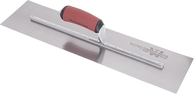 MARSHALLTOWN High Carbon Steel Finishing Trowel, 5 x 24 Inch Concrete, Masonry and Drywall Finishing Tool, Made in the USA, MXS245D