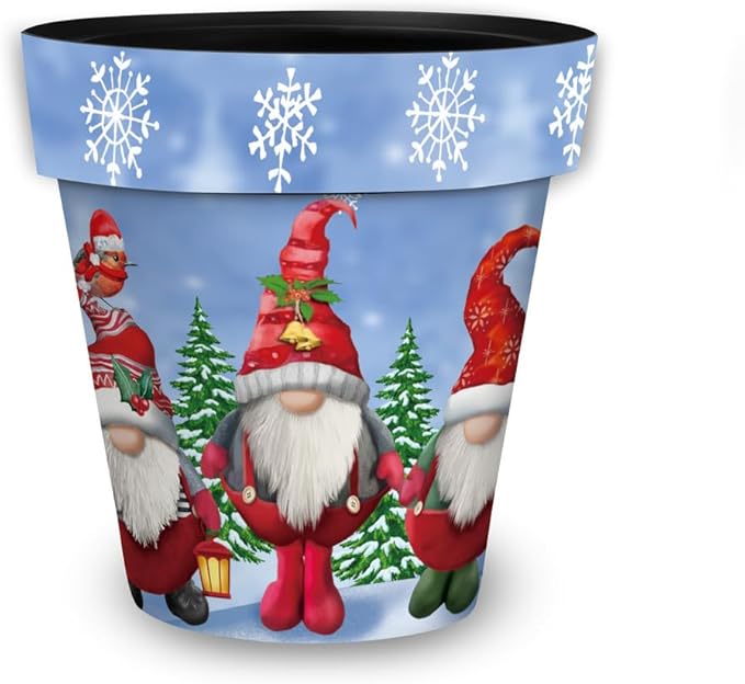 Briarwood Lane Winter Gnomes Small Planter