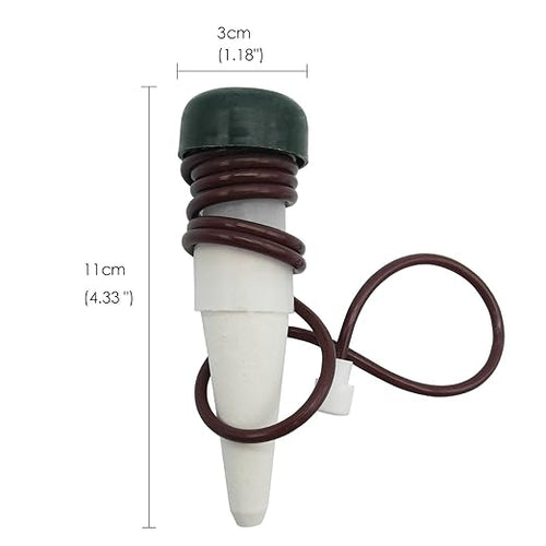 (10-Pack) Automatic Plant Watering System Devices, Slow Release Ceramic Material Feeder for Vacation Plant Self Watering Kit for Outdoor & Indoor Use