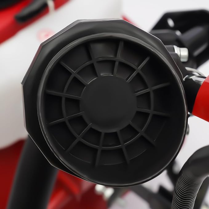 Garden Tiller Cultivator,63CC 4-Stroke Gas Powered Engine Rototiller Garden Tool with Widened Mud Flap Cordless with Long Handle Strong Power Garden Cultivator for Plowing Turning Soil Ditching