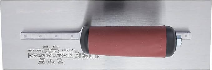 MARSHALLTOWN High Carbon Steel Finishing Trowel, 5 x 12 Inch Concrete, Masonry and Drywall Finishing Tool, Made in the USA, MXS7D