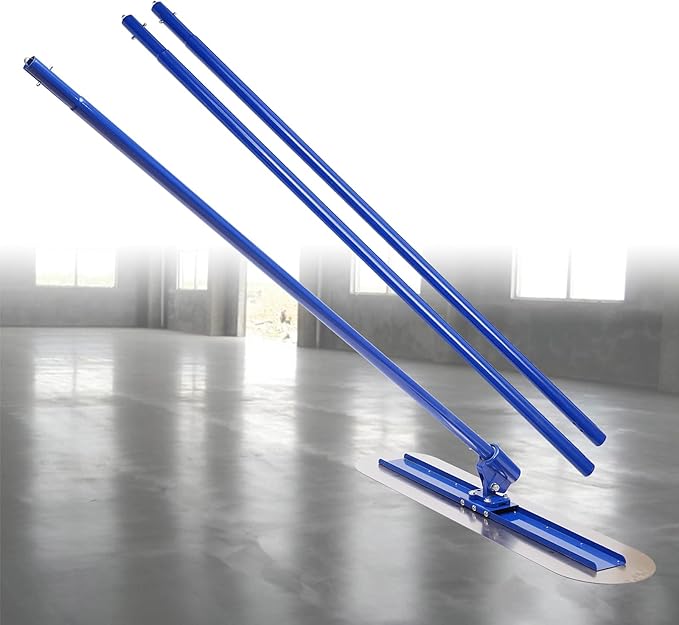 Concrete Bull Float Kit, Bull Float Magnesium Concrete Float Concrete Finishing Trowel Bull Float Concrete Kits, Cement Surface Finish Tool with 3 Detachable Handles