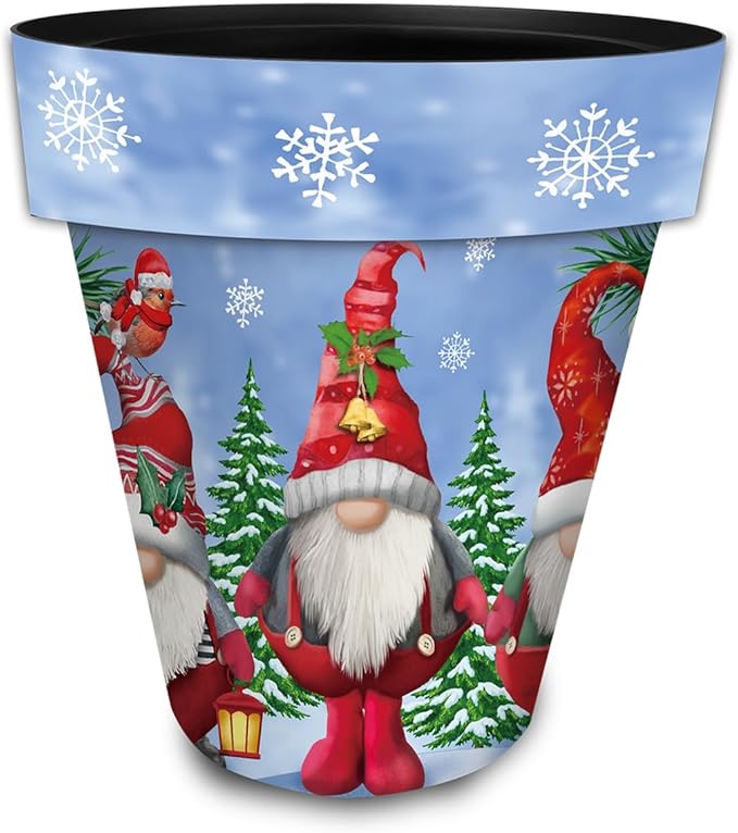 Briarwood Lane Winter Gnomes Large Planter